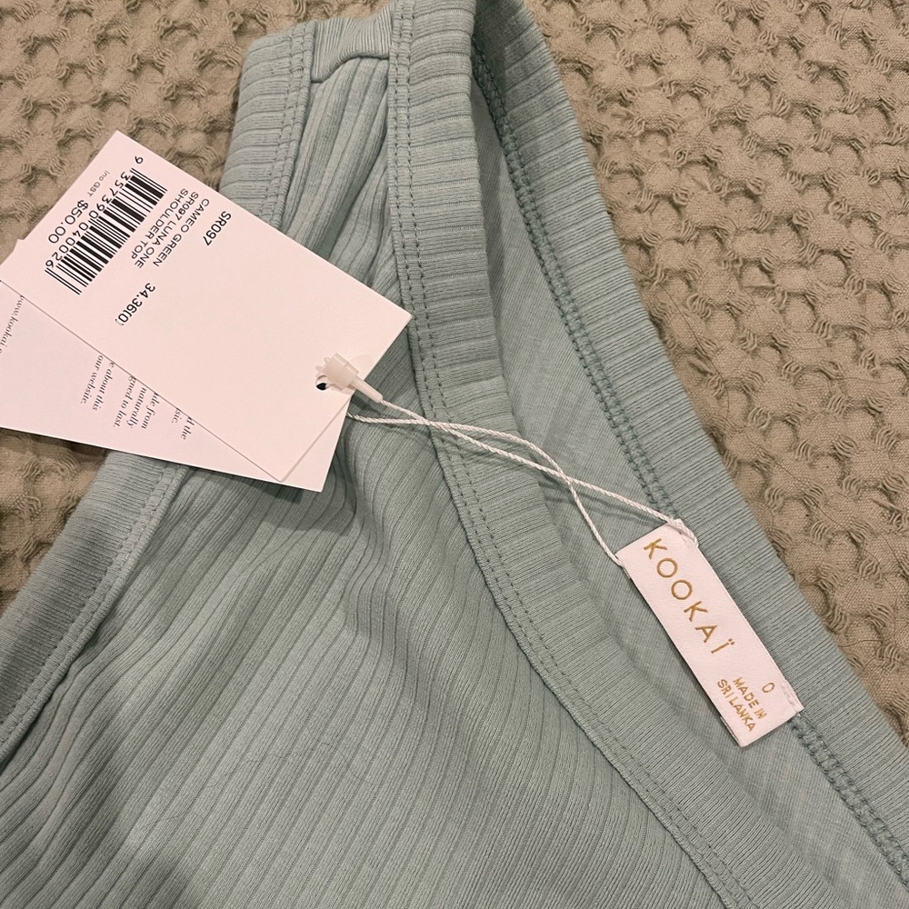 NWT! 💚 KOOKAI LUNA ONE SHOULDER TOP 💚 - Picture 10 of 12